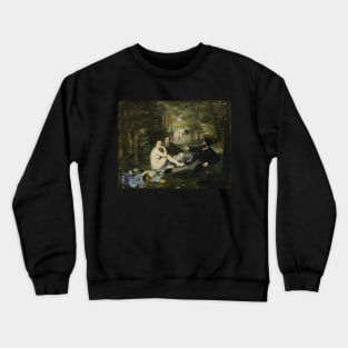 Edouard Manet- The Luncheon on the Grass Crewneck Sweatshirt